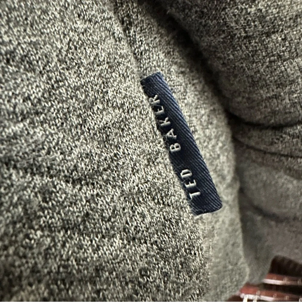 Ted Baker Varsity Collar Cardigan-Style Zip-Up Sweater
